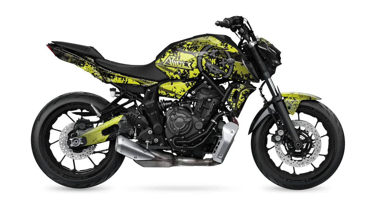 Dekor passend für Yamaha MT 07 - Smiley Edition - Arider