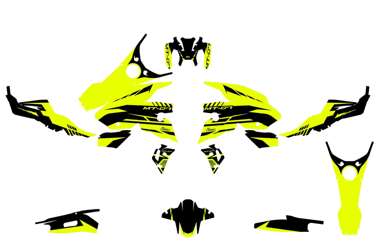 Dekor passend für Yamaha MT 07 - Factory Edition - Arider