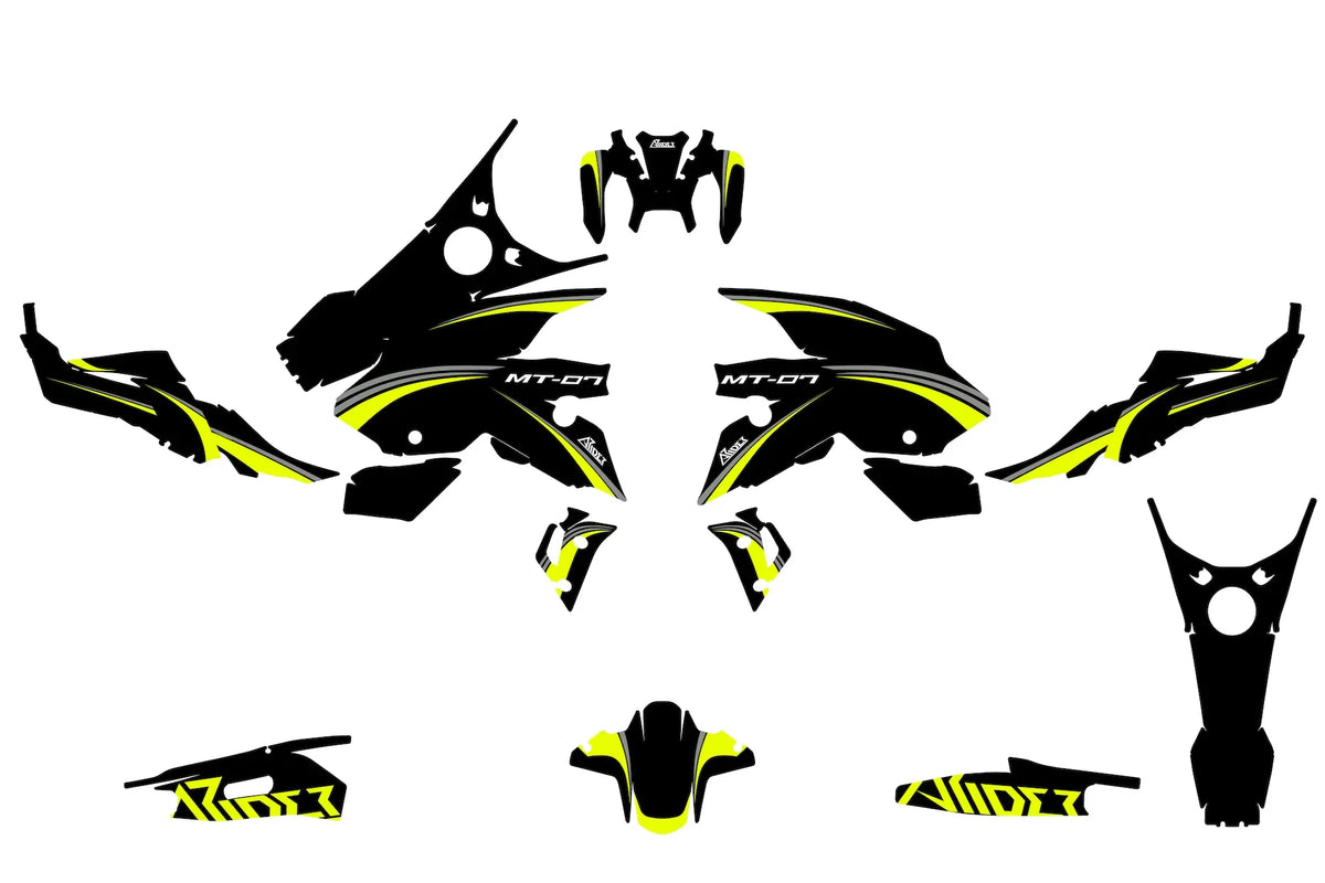 Dekor passend für Yamaha MT 07 - Swish Edition - Arider