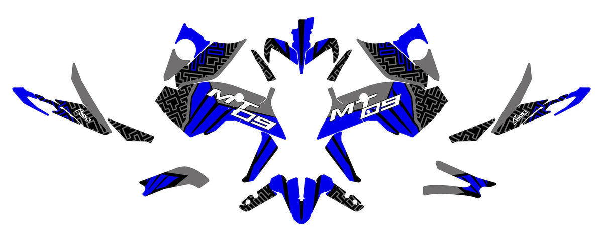 Dekor passend für Yamaha MT 09 - Maze Edition - Arider