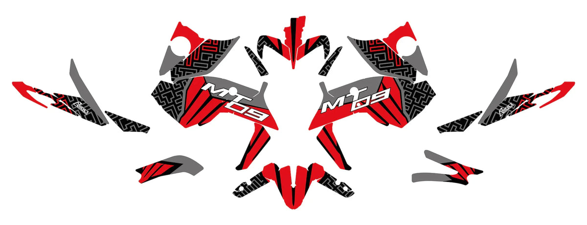 Dekor passend für Yamaha MT 09 - Maze Edition - Arider