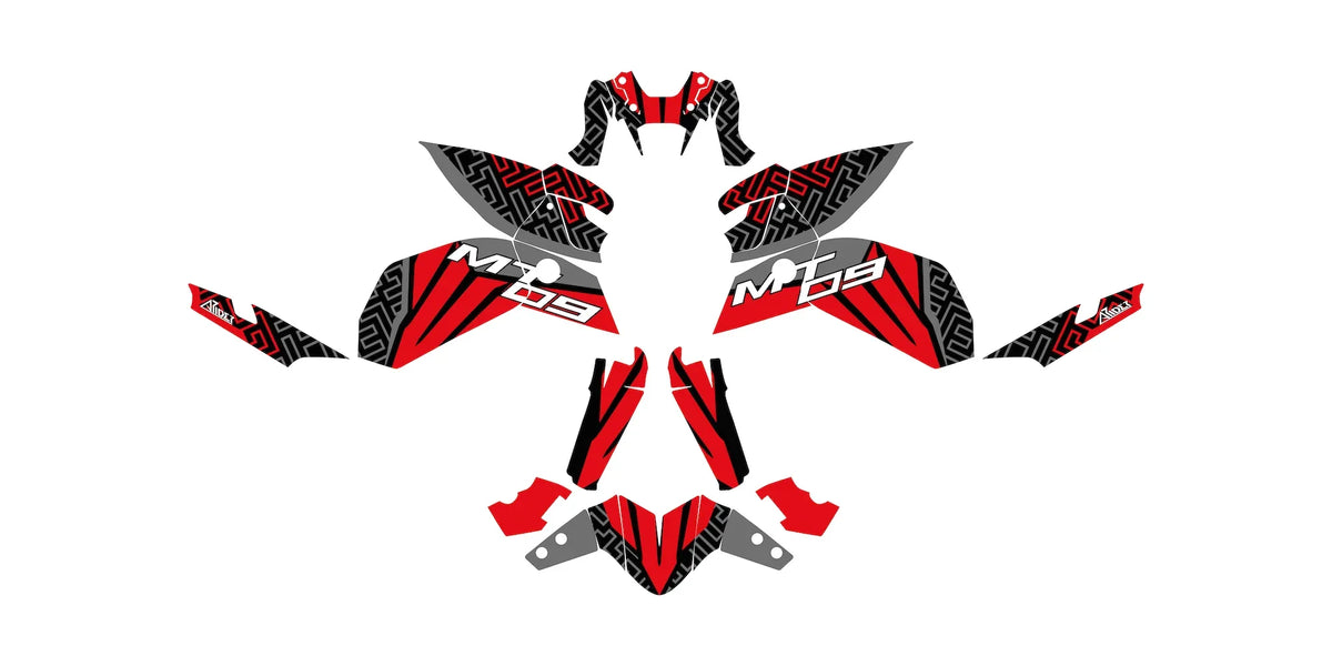 Dekor passend für Yamaha MT 09 - Maze Edition - Arider