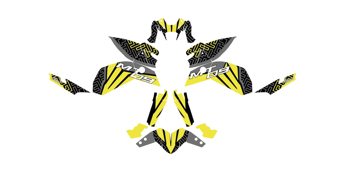 Dekor passend für Yamaha MT 09 - Maze Edition - Arider