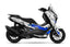 Dekor passend für Yamaha NMAX 125 - Wild Edition, Farbe Blau