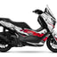 Dekor passend für Yamaha NMAX 125 - Wild Edition, Farbe Rot