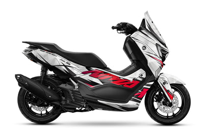 Dekor passend für Yamaha NMAX 125 - Wild Edition, Farbe Rot