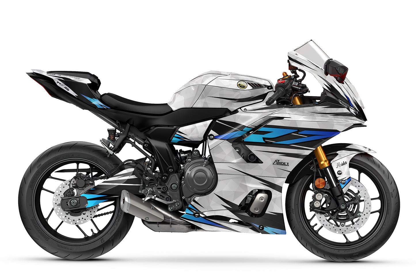 Dekor passend für Yamaha R7 - Wild Edition, Farbe Blau