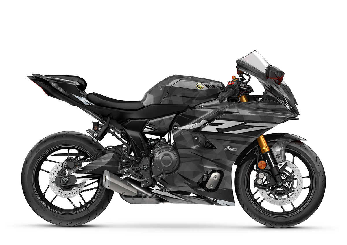 Dekor passend für Yamaha R7 - Wild Edition, Farbe Schwarz, Baujahr 2026