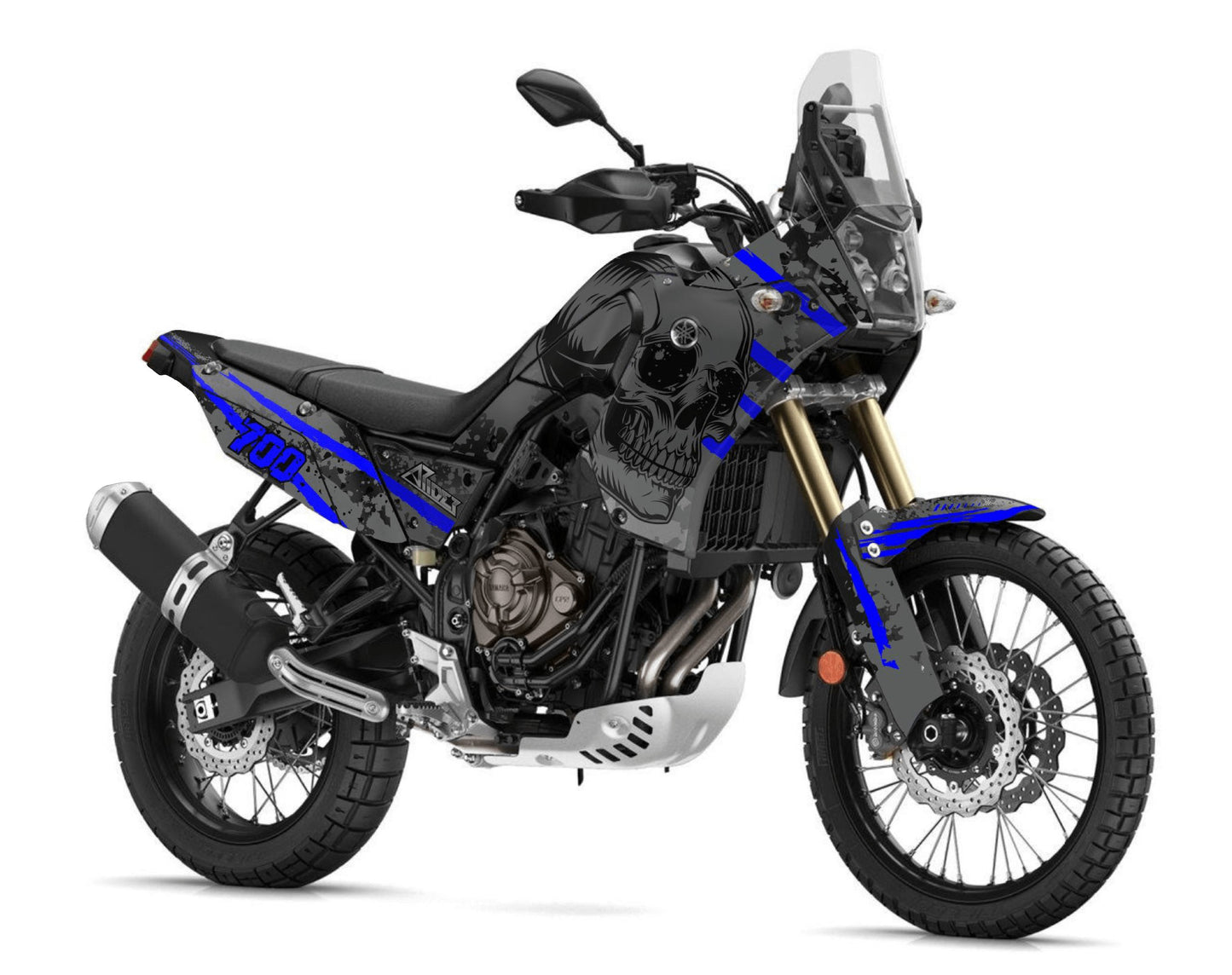 Grafiche perfetta per Yamaha Tenere 700- Skull Edizione