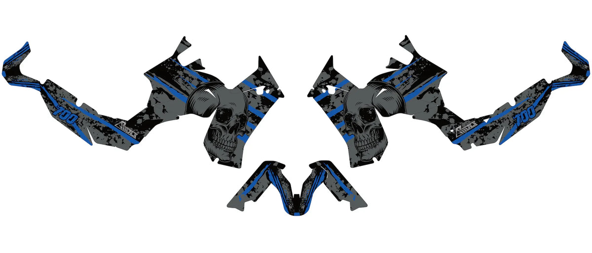 Dekor passend für Yamaha Tenere 700 - Skull Edition - Arider