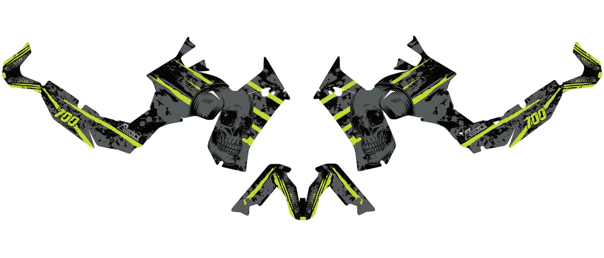 Dekor passend für Yamaha Tenere 700 - Skull Edition - Arider
