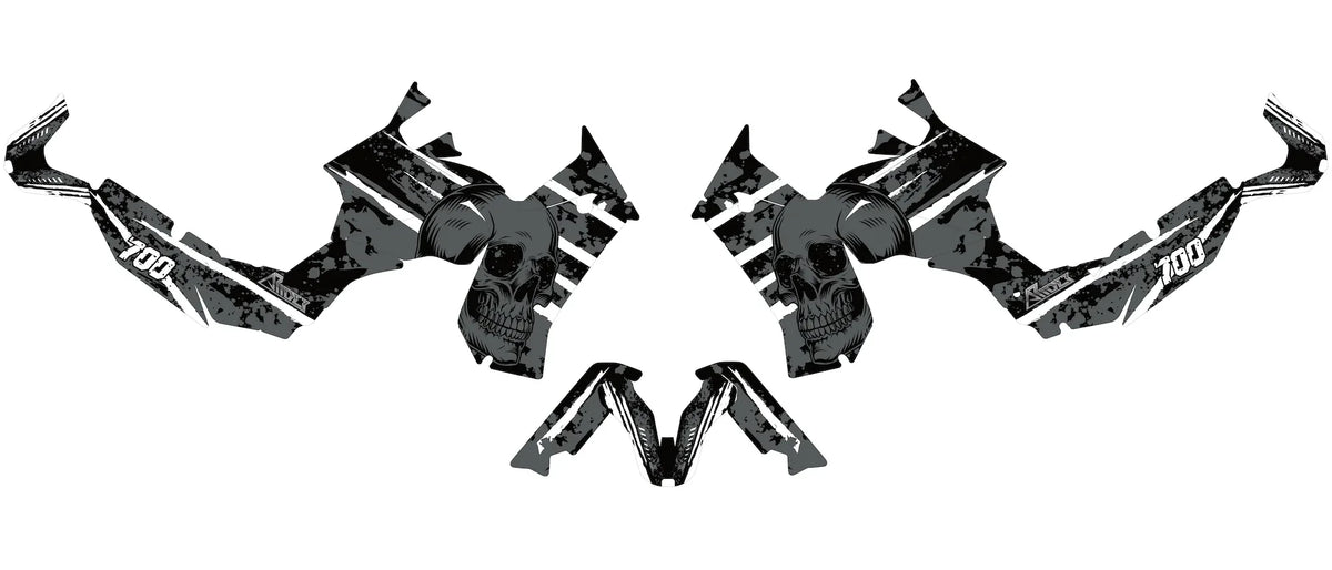 Dekor passend für Yamaha Tenere 700 - Skull Edition - Arider