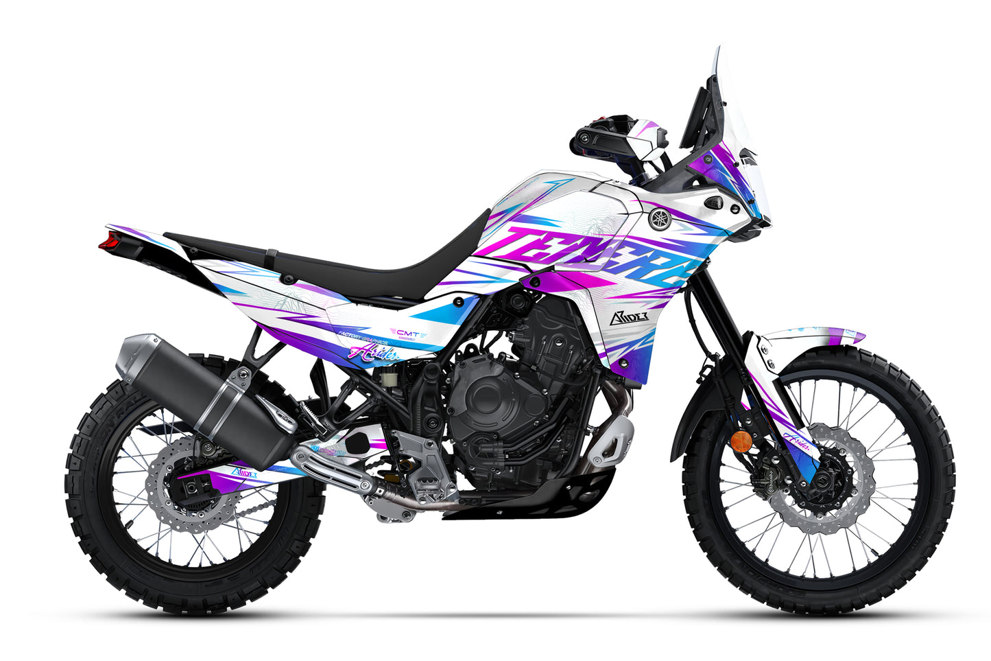Dekor passend für Yamaha Tenere 700 - Peak Edition, Farbe Pink | Türkis