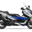 Dekor passend für Yamaha TMAX 560 - Wild Edition, Farbe Blau