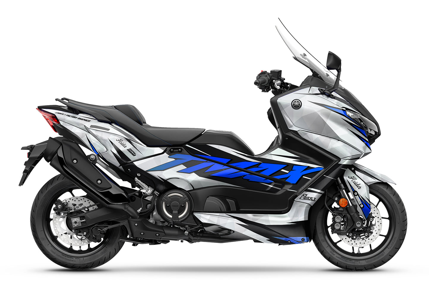 Dekor passend für Yamaha TMAX 560 - Wild Edition, Farbe Blau