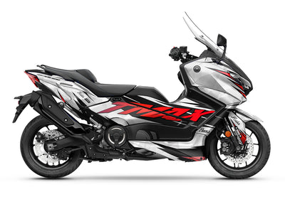 Dekor passend für Yamaha TMAX 560 - Wild Edition, Farbe Rot