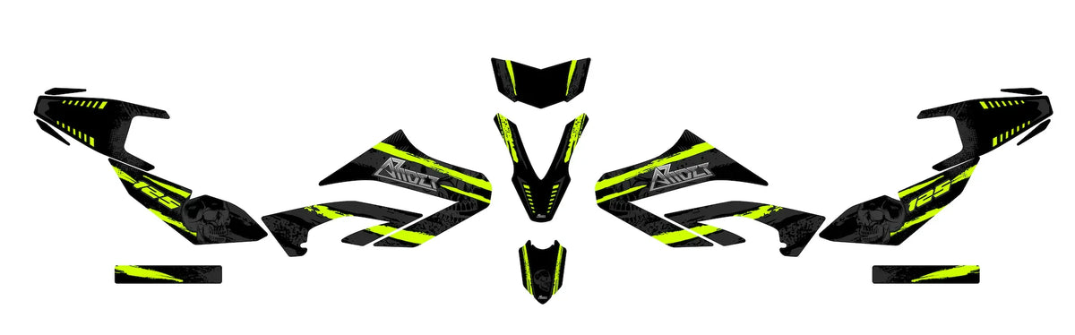 Dekor passend für Yamaha WR 125 X - Skull Edition - Arider