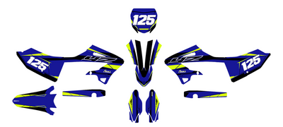 Grafiche perfetta per Yamaha YZ 125 / 250 - Tone Edizione