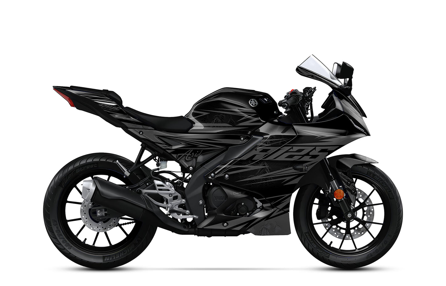 Graphics Kit suitable for Yamaha YZF R125 - Peak Edition