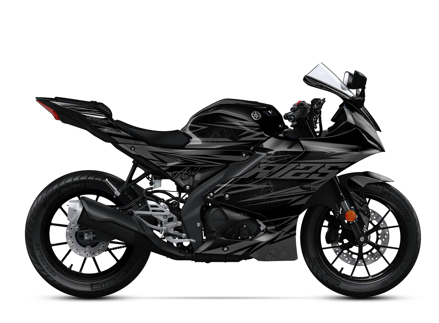 Kit grafiche adatto per Yamaha YZF R125 - Edizione Peak