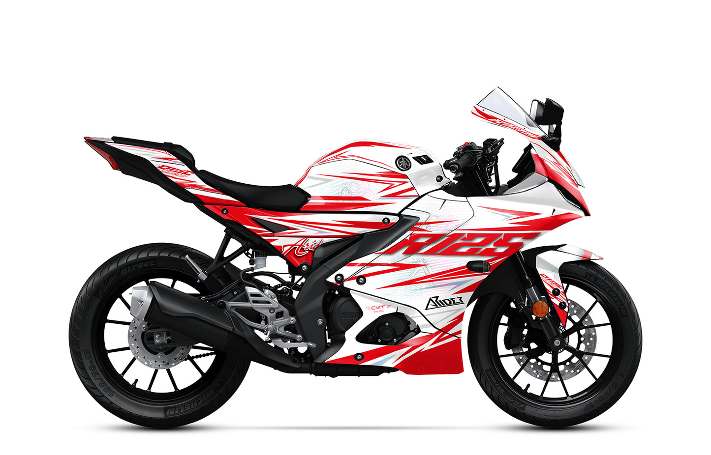 Graphics Kit suitable for Yamaha YZF R125 - Peak Edition