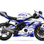 Dekor passend für Yamaha R6 - Peak Edition, Farbe Blau