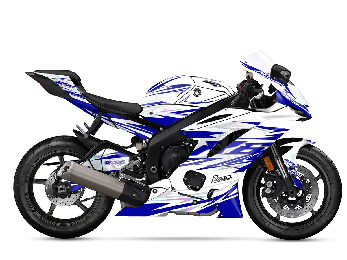 Dekor passend für Yamaha R6 - Peak Edition, Farbe Blau