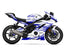 Dekor passend für Yamaha R6 - Peak Edition, Farbe Blau